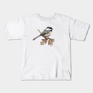 Chickadee Bird Kids T-Shirt